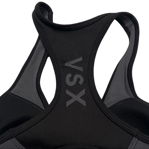 Victoria’s Secret Sports Bra Underwire Black Stretch Support Activewear Core - Picture 5 of 7